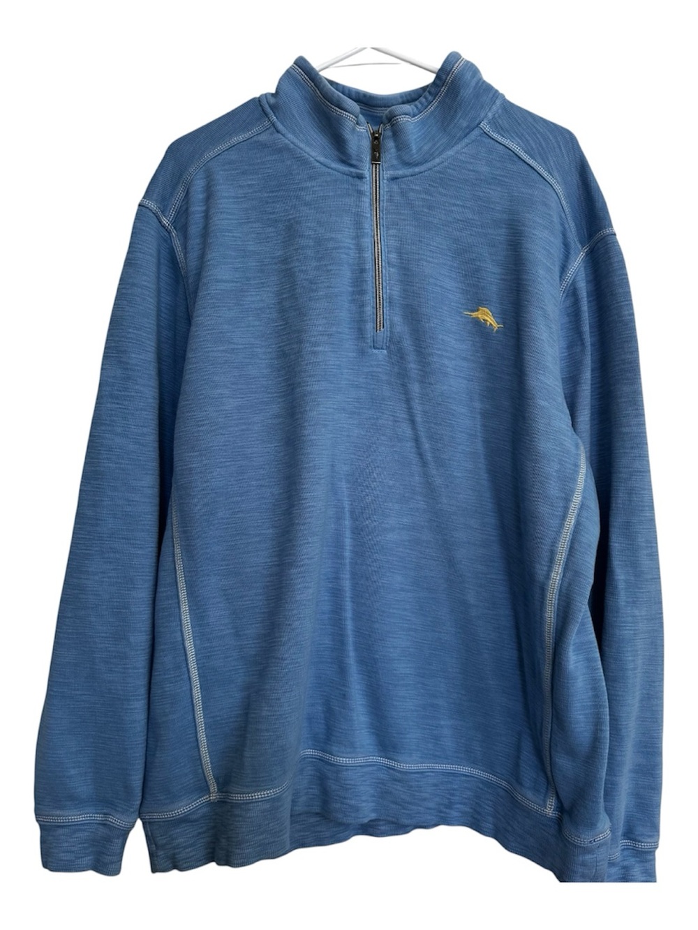 Tommy Bahama Tobago Bay 1/2 Zip Pullover Blue Size XXL